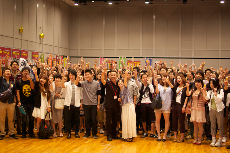 ジャパン・ビアフェスティバル東京2012開会の乾杯